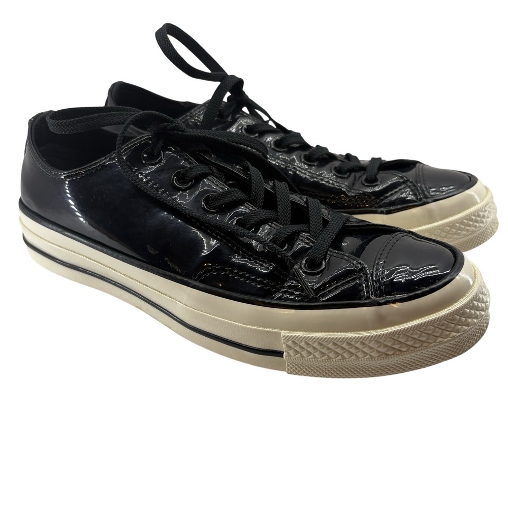 Converse Chuck 70 Low Top Ox Black Patent Men's 5.5 Women's 7.5